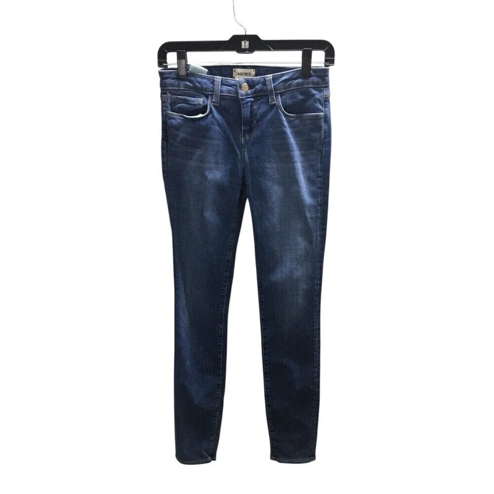 L'Agence Jeans Women's Size 26 Light Vintage Blue Chantal Skinny